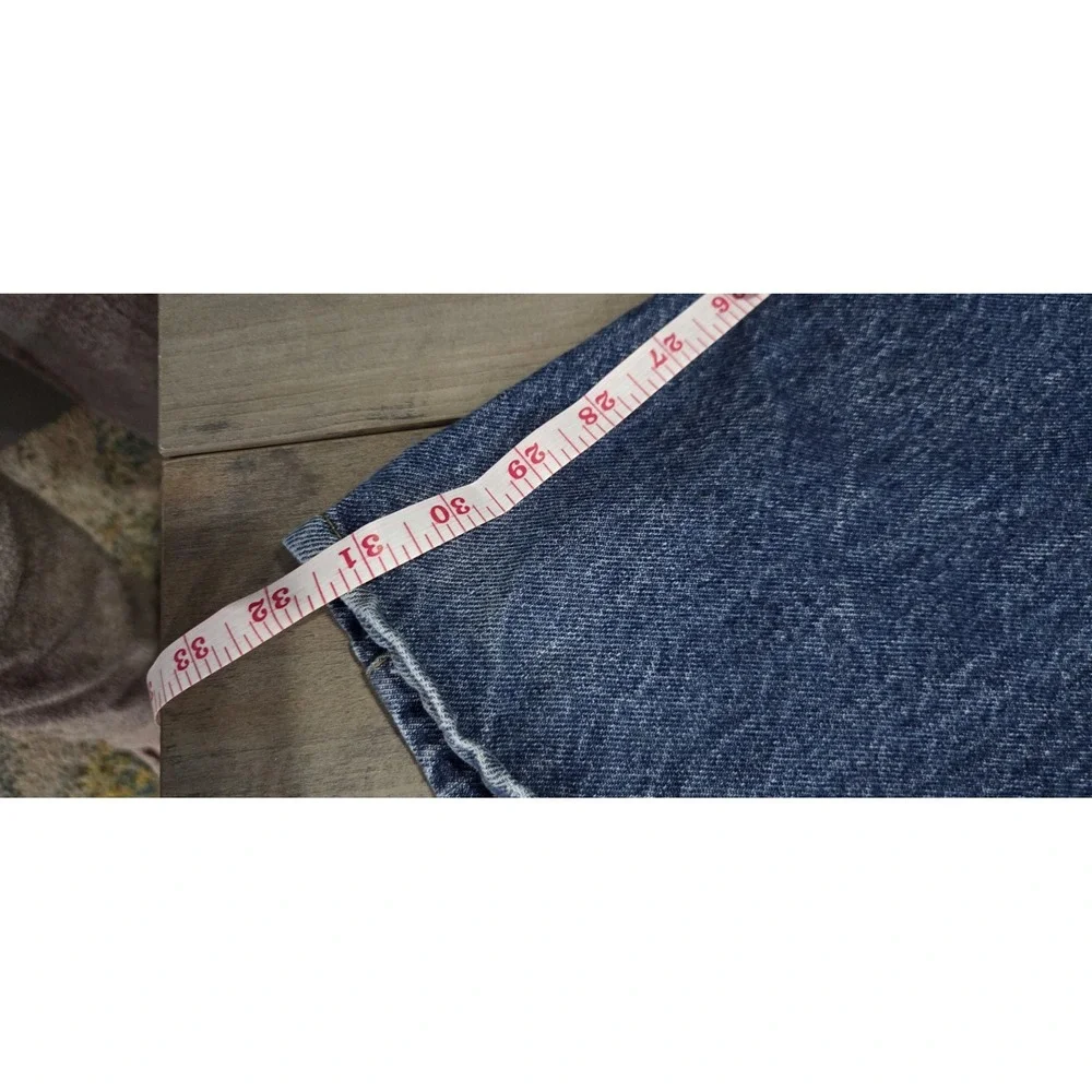 Real Ranch Premium Blue Denim Straight Leg Jeans Men 42x34 (31.5